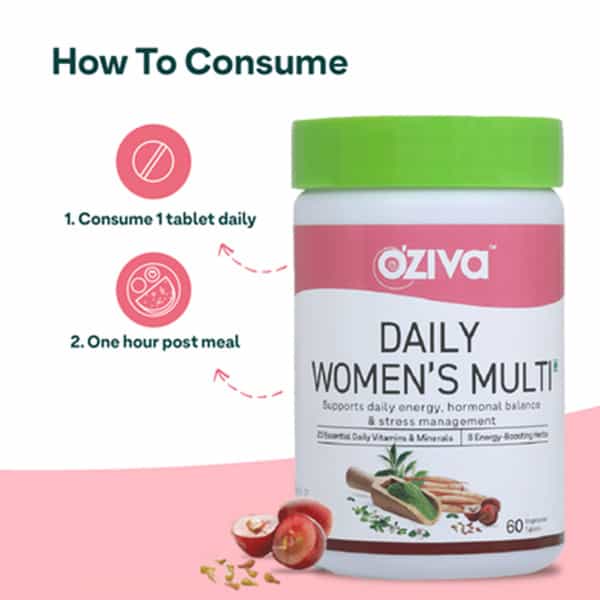 Oziva Daily Womens Multi Tablets 60 Tablets