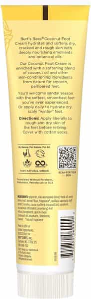 Burt's Bees Foot Cream | Coconut | 113G