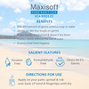 Maxisoft Sea Breeze Hand Sanitizer Gel | Aloe Vera Lemon & Neem (60 Ml Pack Of 12)