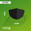 Bodyguard N95 + Pm2.5 Anti Pollution Face Mask With Valve And Activated Carbon - Large
