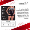 Musclexp Drfitness+ Sweat Belt For Men And Women | Weight Loss | Tummy Trimming | 44" (Black)