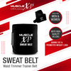 Musclexp Drfitness+ Sweat Belt For Men And Women | Weight Loss | Tummy Trimming | 44" (Black)