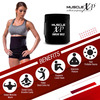 Musclexp Drfitness+ Sweat Belt For Men And Women | Weight Loss | Tummy Trimming | 44" (Black)