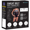 Musclexp Drfitness+ Sweat Belt For Men And Women | Weight Loss | Tummy Trimming | 44" (Black)