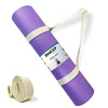 Beatxp Purple Color (6Mm) Yoga Mat With Carry Strap|Textured Surface |High Resilience Exercise Mat
