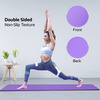 Beatxp Purple Color (6Mm) Yoga Mat With Carry Strap|Textured Surface |High Resilience Exercise Mat