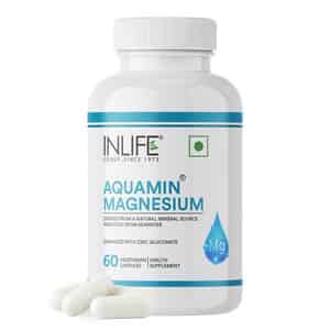 Inlife Marine Magnesium Supplement 1060mg |muscle Function | Metabolism & Daily Wellness | 60 N