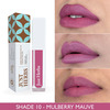 Just Herbs Ayurvedic Creamy Matte Long Lasting Liquid Lipstick . - Mulberry Mauve