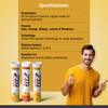 Sportfit Effervescent Electrolyte Tablet - Sugar-Free Hydration | 5x Electrolytes - Lemon - 20n