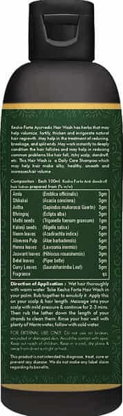 Herbal Hills Kesho Forte Ayurvedic Hair Wash 200Ml Herbal Hair Fall Control Formula (Pack Of 5)