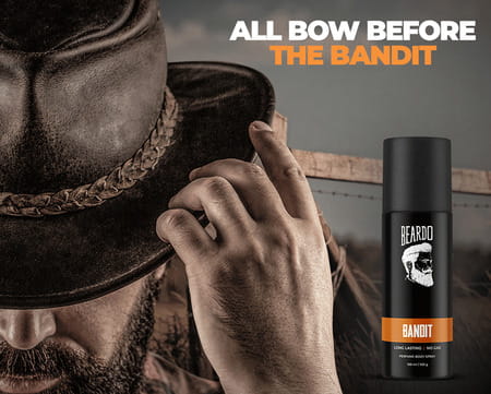 Beardo Bandit Perfume Body Spray - 120 Ml