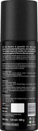 Beardo Bandit Perfume Body Spray - 120 Ml
