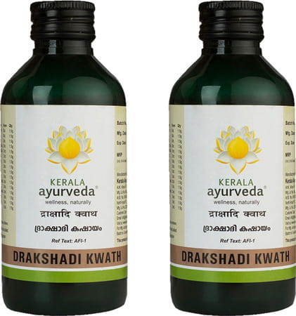 Kerala Ayurveda Drakshadi Kwath - 200 Ml - Pack Of 2