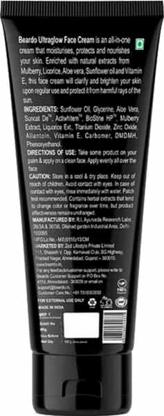 Beardo Ultraglow All In 1 Mens Face Lotion - 100 Gm