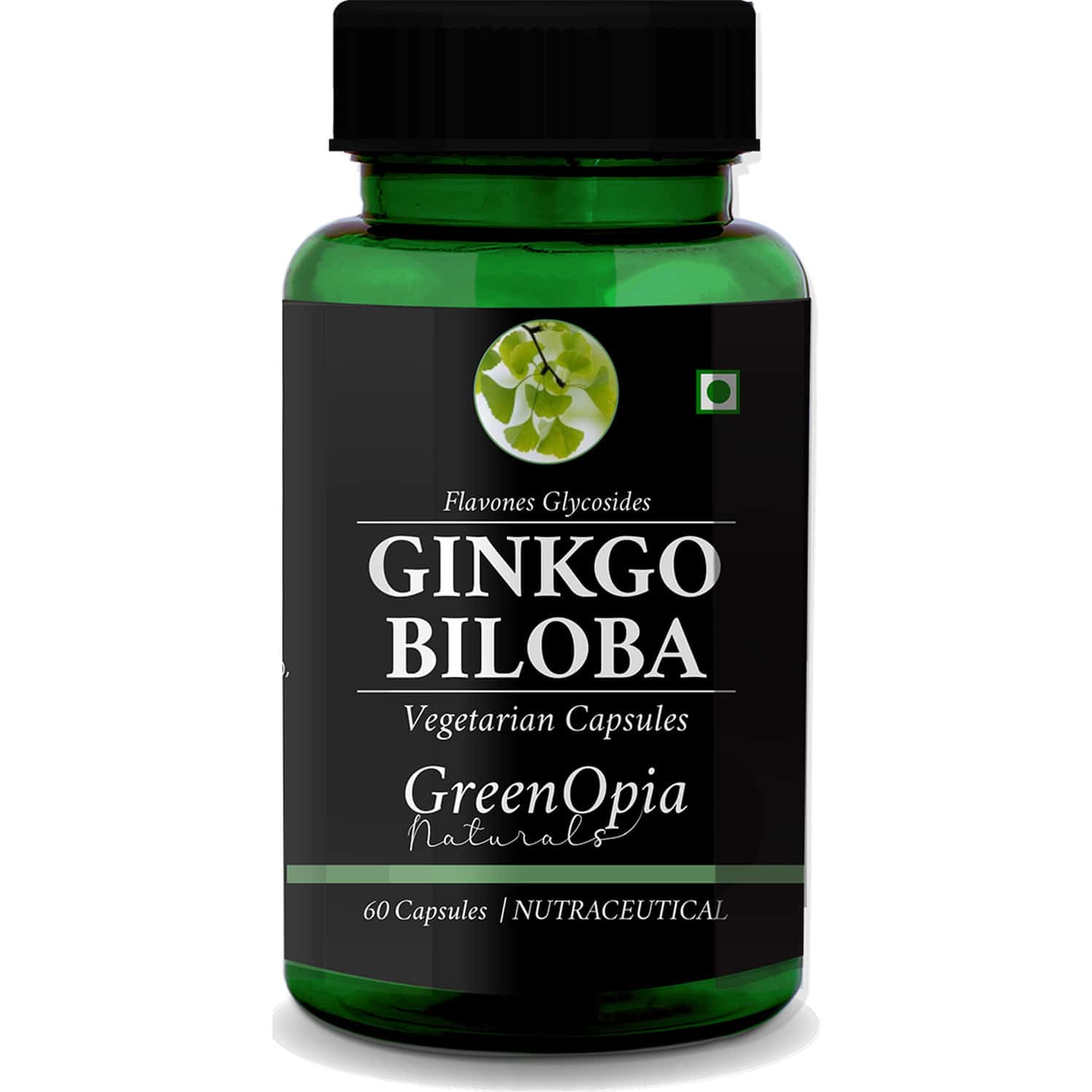Greenopia Ginkgo Biloba 60 Vegetarian Capsules
