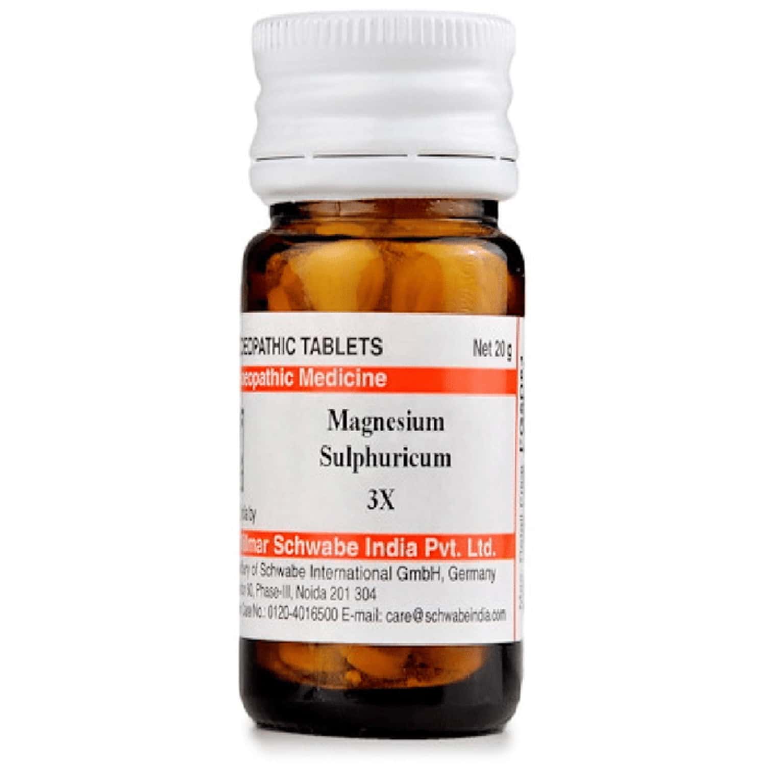 Dr. Willmar Schwabe India Magnesium Sulphuricum Trituration Tablet 3x 20 No'S