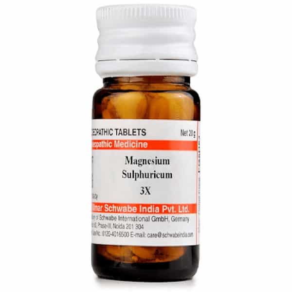 Dr. Willmar Schwabe India Magnesium Sulphuricum Trituration Tablet 3X 20 No's