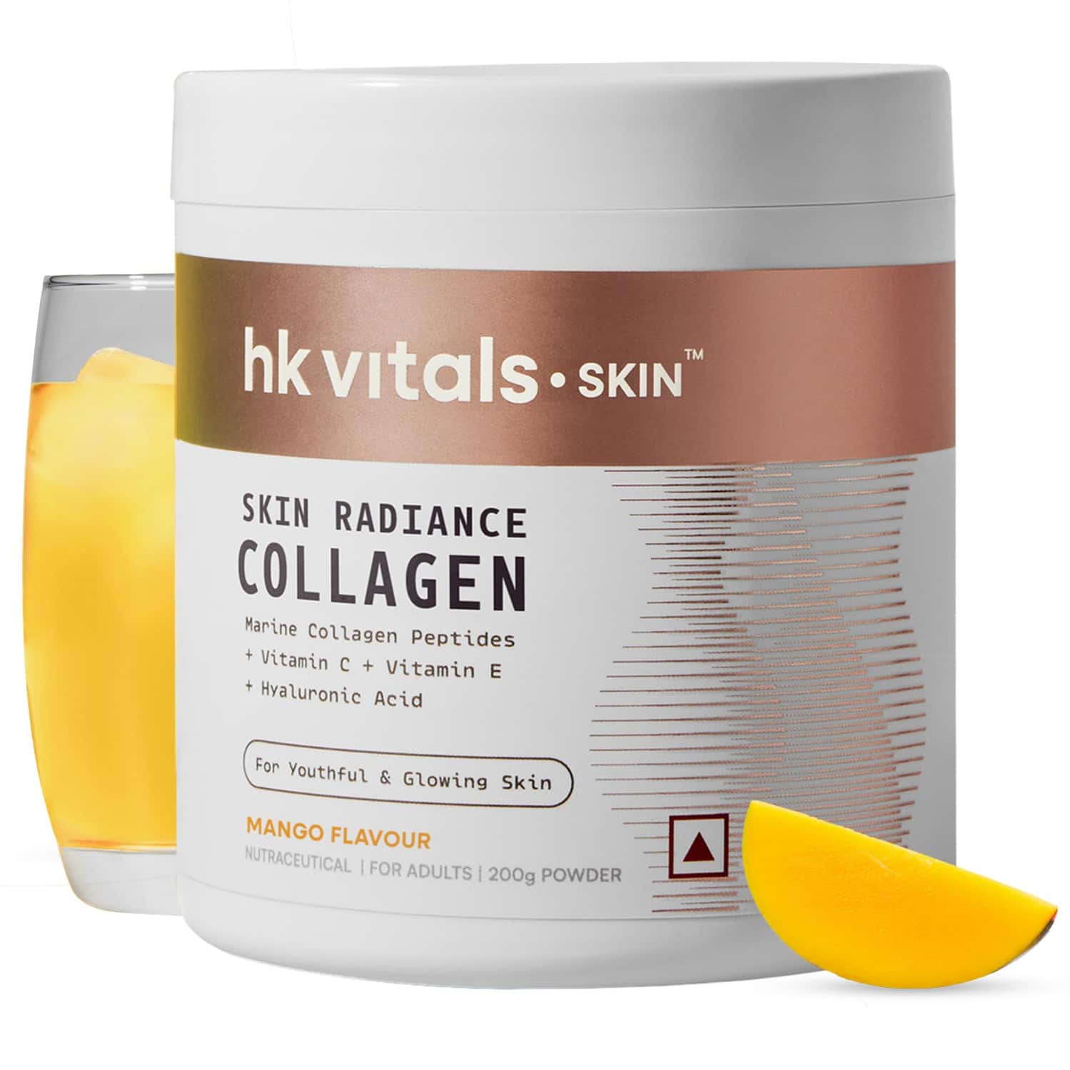 Hk Vitals Marine Collagen Supplements (mango | 200g) |vitamin C | E