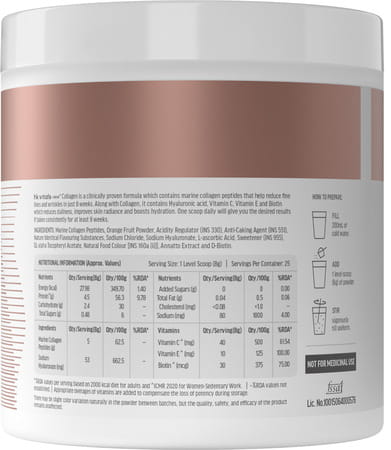 Hk Vitals Marine Collagen Supplements (Mango | 200G) |Vitamin C | E
