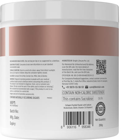 Hk Vitals Marine Collagen Supplements (Mango | 200G) |Vitamin C | E
