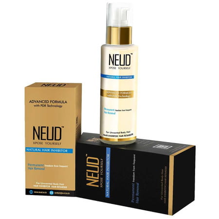 Neud Natural Hair Inhibitor For Permanent Reduction Of Unwanted Hair | Unisex - 1 Pack 80gm Each