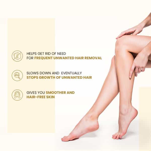 Neud Natural Hair Inhibitor For Permanent Reduction Of Unwanted Hair | Unisex - 1 Pack 80Gm Each