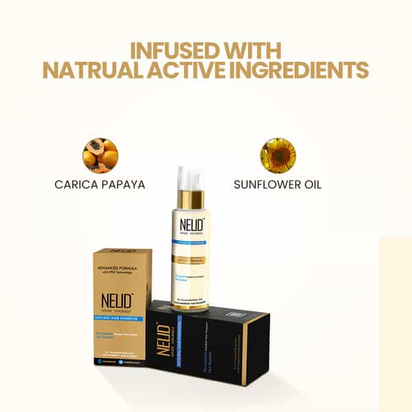 Neud Natural Hair Inhibitor For Permanent Reduction Of Unwanted Hair | Unisex - 1 Pack 80Gm Each