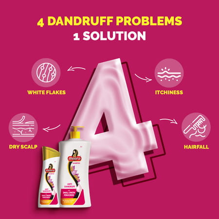 Meera Anti Dandruff Shampoo | With Goodness Of Small Onion And Fenugreek | 650ml