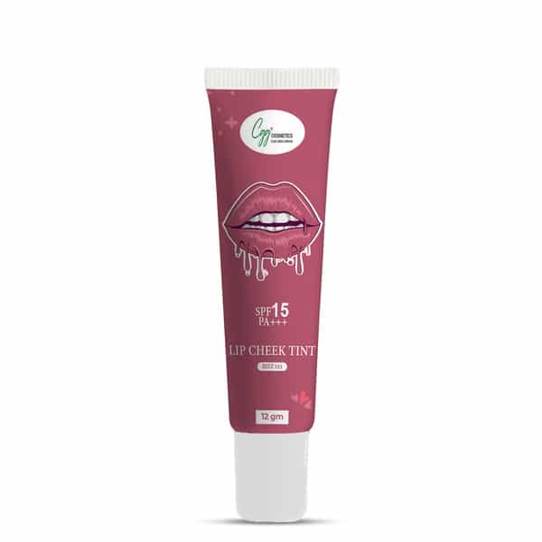 Cgg Cosmetics Lip & Cheek Tint 123 | Spf 15 | Gimme Mauve | 7G |Matte Finish|Vitamin E & Rosehip Oil