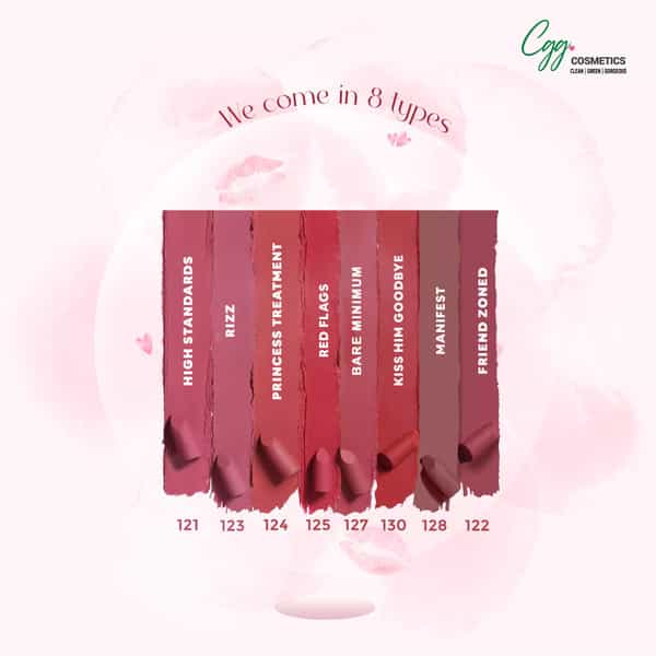Cgg Cosmetics Lip & Cheek Tint 123 | Spf 15 | Gimme Mauve | 7G |Matte Finish|Vitamin E & Rosehip Oil
