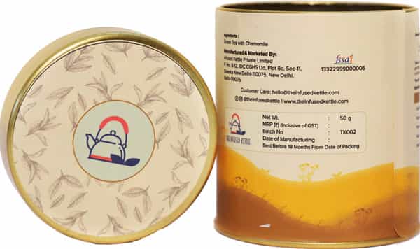 The Infused Kettle Chamomile Green Tea (50 Gms)