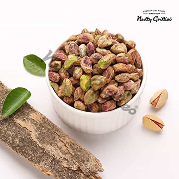 Nutty Gritties Pista Kernels| Roasted And Unsalted -100G
