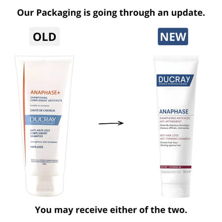 Ducray Anaphase Anti-Hair Loss Anti-Thinning Shampoo - 100ml (Pack Of 3)