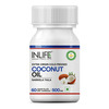 Inlife Extra Virgin Cold Pressed Coconut Oil Capsules 500Mg 60 Vegetarian Capsules
