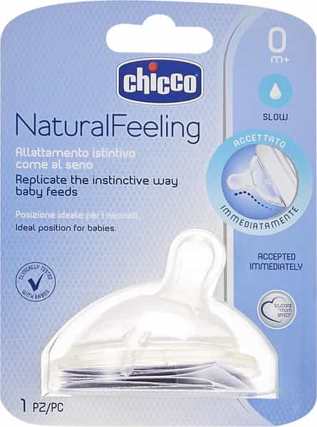 Chicco Natural Feeling Treat Regular Flow 0M+