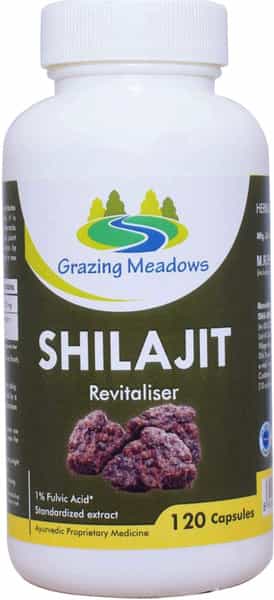 Grazing Meadows Shilajit Capsule 120 Capsules (Pack Of 5)