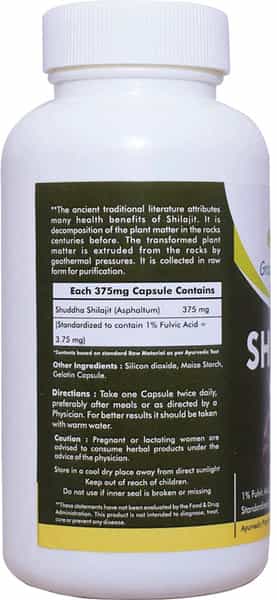 Grazing Meadows Shilajit Capsule 120 Capsules (Pack Of 5)