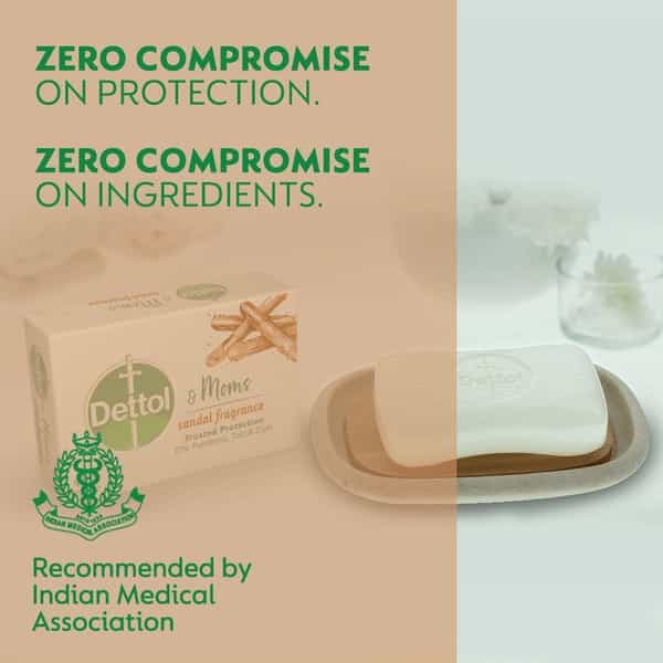 Dettol & Moms Bathing Soap Sandal - 75Gm ( Buy 3 Get 1 )
