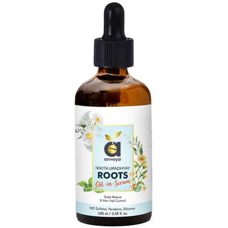 Anveya Roots Hair Oil-In-Serum 100ml For Hair Fall Control & Scalp Rescue.