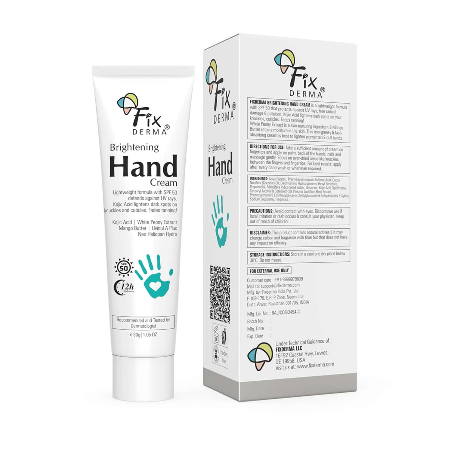 Fixderma Brightening Hand Cream 30 Gm