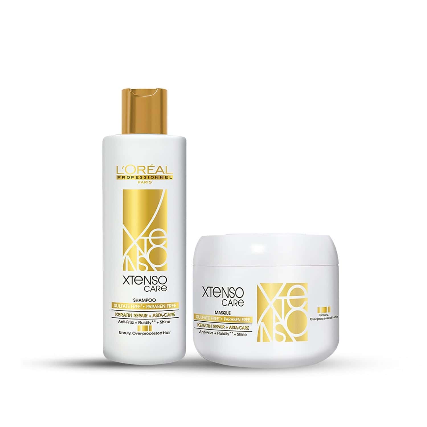 L'oreal Professionnel X-tenso Care Sulfate Free Shampoo (200ml) & Masque (196g)