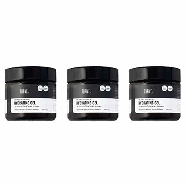 Thriveco Oil-Free Hydrating Gel For Ine Lines Hydration Wrinkles Acne50ml X Pack Of 3