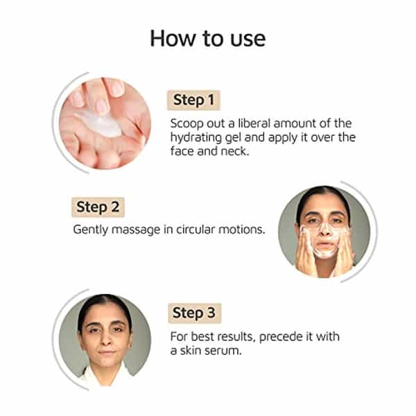 Thriveco Oil-Free Hydrating Gel For Ine Lines Hydration Wrinkles Acne50ml X Pack Of 3
