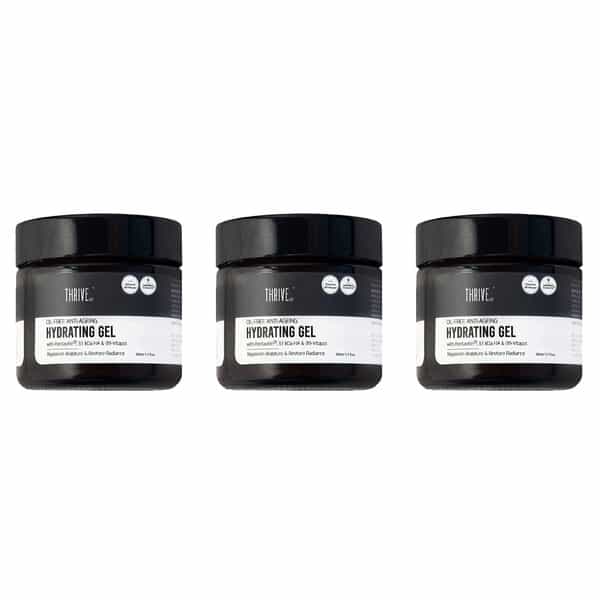 Thriveco Oil-Free Hydrating Gel For Ine Lines Hydration Wrinkles Acne50ml X Pack Of 3
