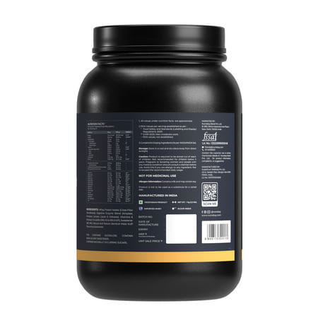 Nutrabay Gold 100% Whey Protein Isolate|26g Protein|Muscle Support & Recovery|Malai Kulfi | 1 Kg