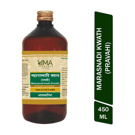 Uma Ayurveda Maharasnadi Kwath Ayurvedic Syrup 450 Ml