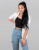 Streak Street Straight Jet Black Ponytail