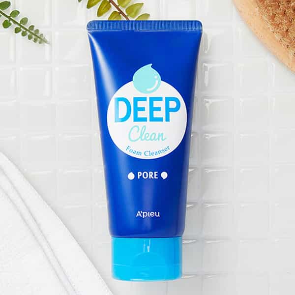 A'pieu Deep Clean Foam Cleanser [Pore] - Korean Face Cleanser - Korean Skincare - 130Ml