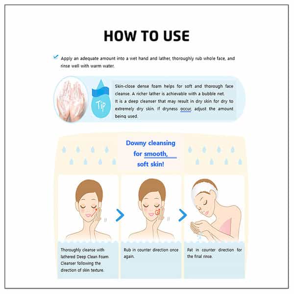 A'pieu Deep Clean Foam Cleanser [Pore] - Korean Face Cleanser - Korean Skincare - 130Ml