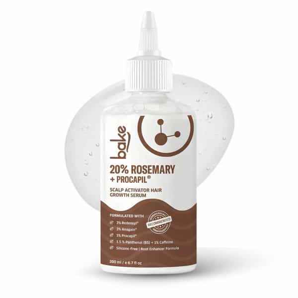 Bake 20% Rosemary & Procapil Hair Growth Serum For Stronger | Thicker Hair-200Ml